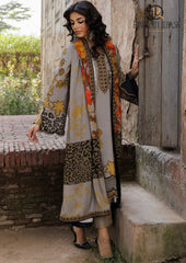 Winter Unstitched 3PCs Digital Printed Karandi Dress With Digital Printed Karandi Shawl RL-704
