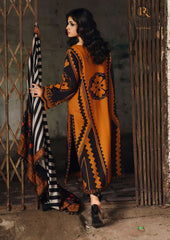 Winter Unstitched 3PCs Digital Printed Karandi Dress With Digital Printed Karandi Shawl RL-705