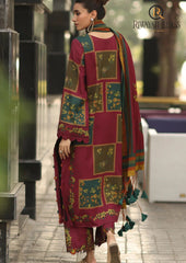 Winter Unstitched 3PCs Digital Printed Karandi Dress With Digital Printed Karandi Shawl RL-710
