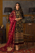 3PC Velvet Heavy Embroidered Shirt With Organza Heavy Embroidered Dupatta-RL957