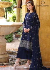 Summer Unstitched 3PC Lawn Embroidered Shirt With Chiffon Dupatta RL-129