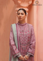 Summer Unstitched 3PC Lawn Embroidered Shirt With Silk Dupatta RL-150