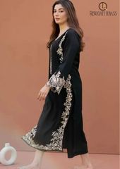 Summer Unstitched 2PCs Embroidered Lawn Dress With Lawn Trouser RL-217