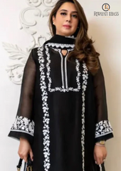 Summer Unstitched 3PCs Embroidered Lawn Dress With Chiffon Dupatta RL-226