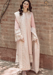 Summer Unstitched 3PCs Embroidered Lawn Dress With Embroidered Organza Dupatta RL-265