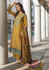 Summer Unstitched 3PCs Lawn Embroidered Dress With Diamond Dupatta RL-307