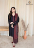 Winter Unstitched 3PCs Dhanak Embroidered Dress With Dhanak Embroidered Shawl RL-726