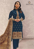 Winter Unstitched 3PCs Dhanak Dress With Dhanak Embroidered Dhanak Shawl RL-734