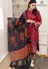 Winter Unstitched 3PCs Dhanak Embroidered Dress With  Digital Printed Wool Shawl RL-775