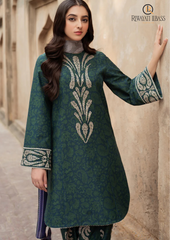 Winter Unstitched 3PCs Karandi Printed Dress With Karandi Printed Trouser RL-514