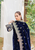 Winter Unstitched 3PCs Velvet Embroidered Dress With Velvet Embroidered Shawl RL-806