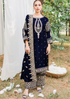 Winter Unstitched 3PCs Velvet Embroidered Dress With Velvet Embroidered Shawl RL-806