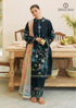 Unstitched 3PC Lawn Heavy Embroidered Shirt With Printed Dupatta Fancy Monar RL-697