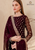 Winter Unstitched 3PCs Embroidered Velvet Dress With Embroidered Organza Dupatta RL-736