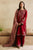 3Pc Embroidered Dhanak Suit with Heavy Embroidered Dhanak Shawll-RL967