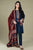 3PC Linen Embroidered suit with Embroidered Shawll-RL914