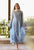Nadia Farooqi-Embroidered 3pc organza dress with organza duppata-RL425