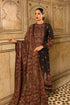 BAREEZE Embroidered Dhanak Suit with Heavy Embroidered Dhanak Shawl-RL1058