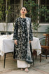 Embroidered 3pc linen dress with Digital organza dupatta-RL1011