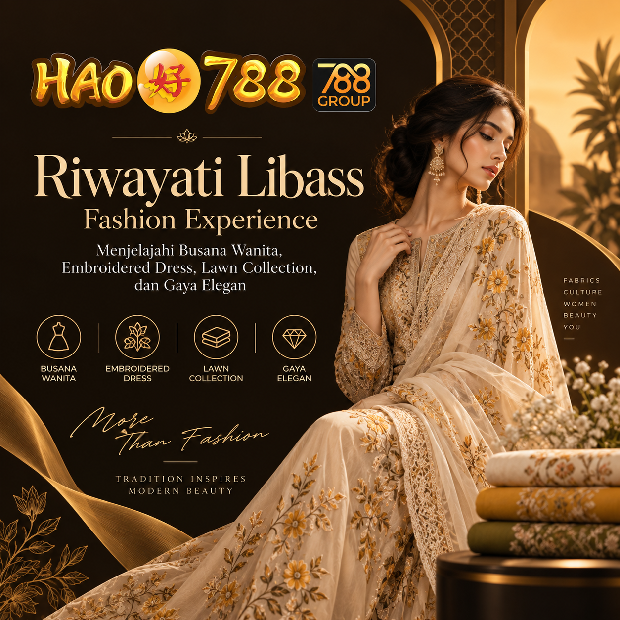 HAO788 | Riwayati Libass Fashion Experience: Menjelajahi Busana Wanita, Embroidered Dress, Lawn Collection, dan Gaya Elegan